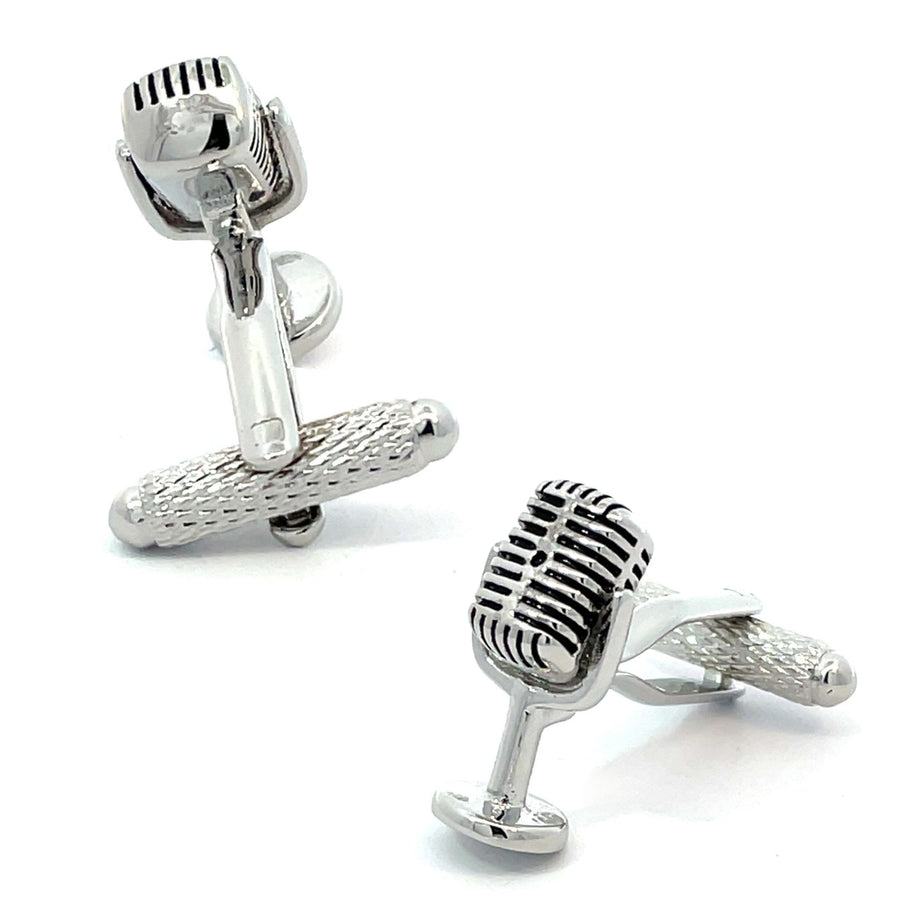 Microphone on Stand Cufflinks