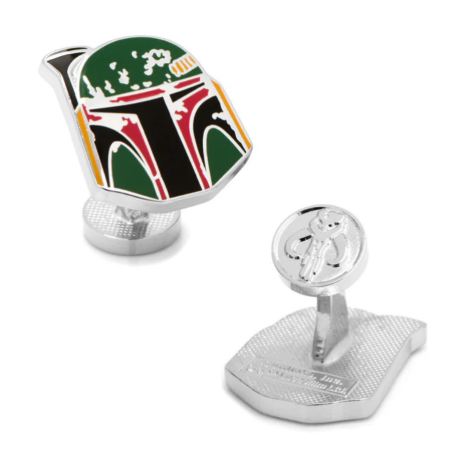 Boba Fett Cufflinks and Tie Bar Gift Set