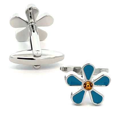 Masonic Forget-Me-Not Cufflinks