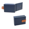 Real Leather Cufflink Wallet - Blue