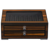 16 Slots Ebony Wooden Pen Box