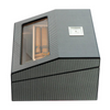 50 CT Carbon Fibre Cigar Humidor Wooden Cabinet for Cigars