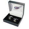 Silver Carlton Football Club AFL Cufflinks