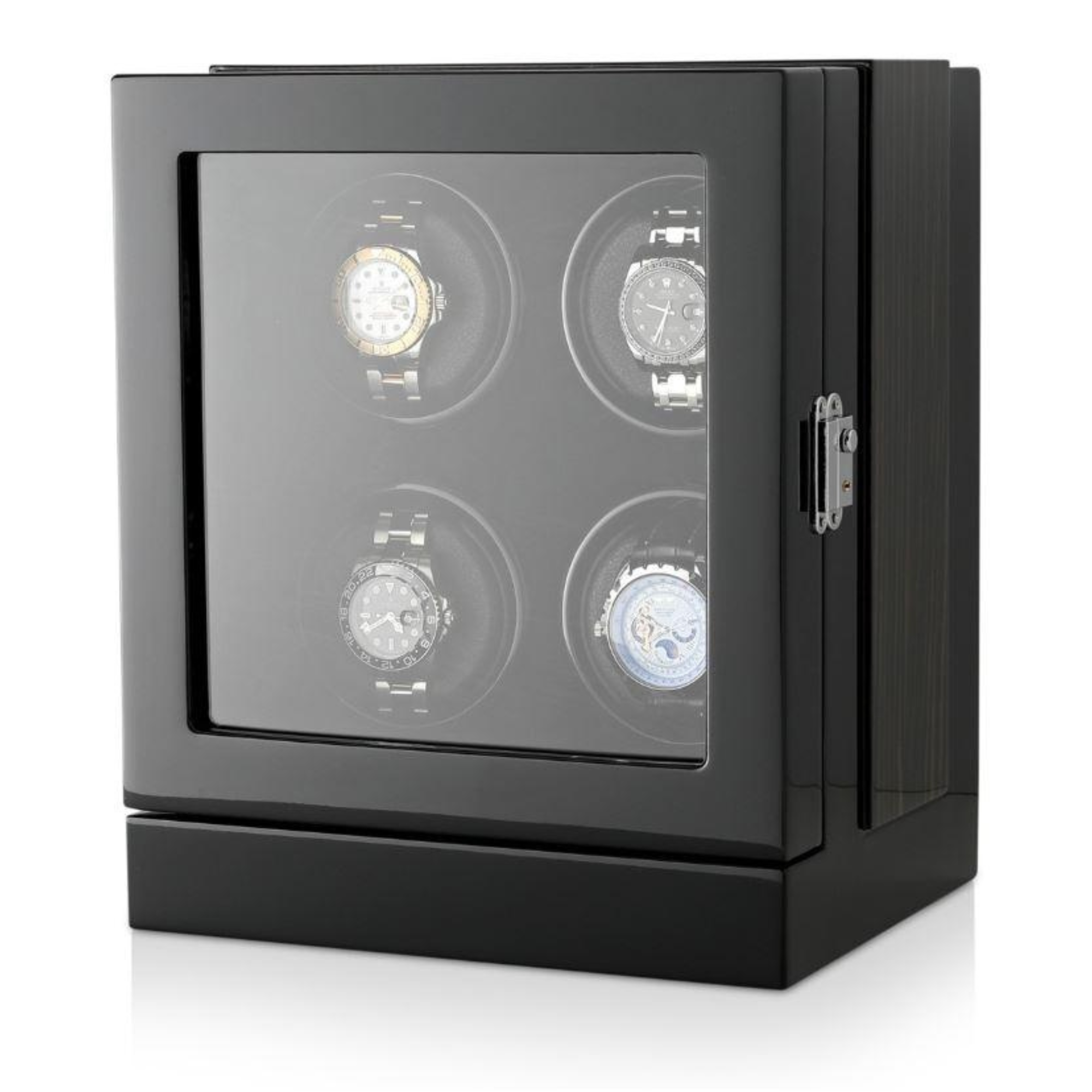 Sydney Watch Winder Box for 4 Watches in Black - Clinks Australia