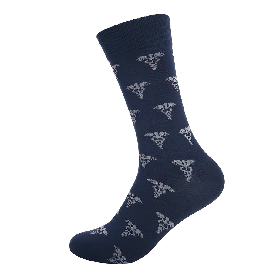 Medical Caduceus Socks by Dapper Roo