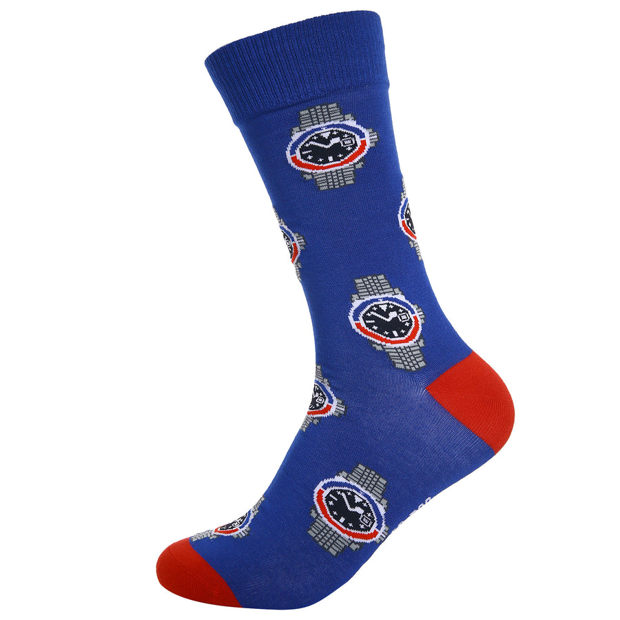 GMT Red and Blue Watch Socks by Dapper Roo