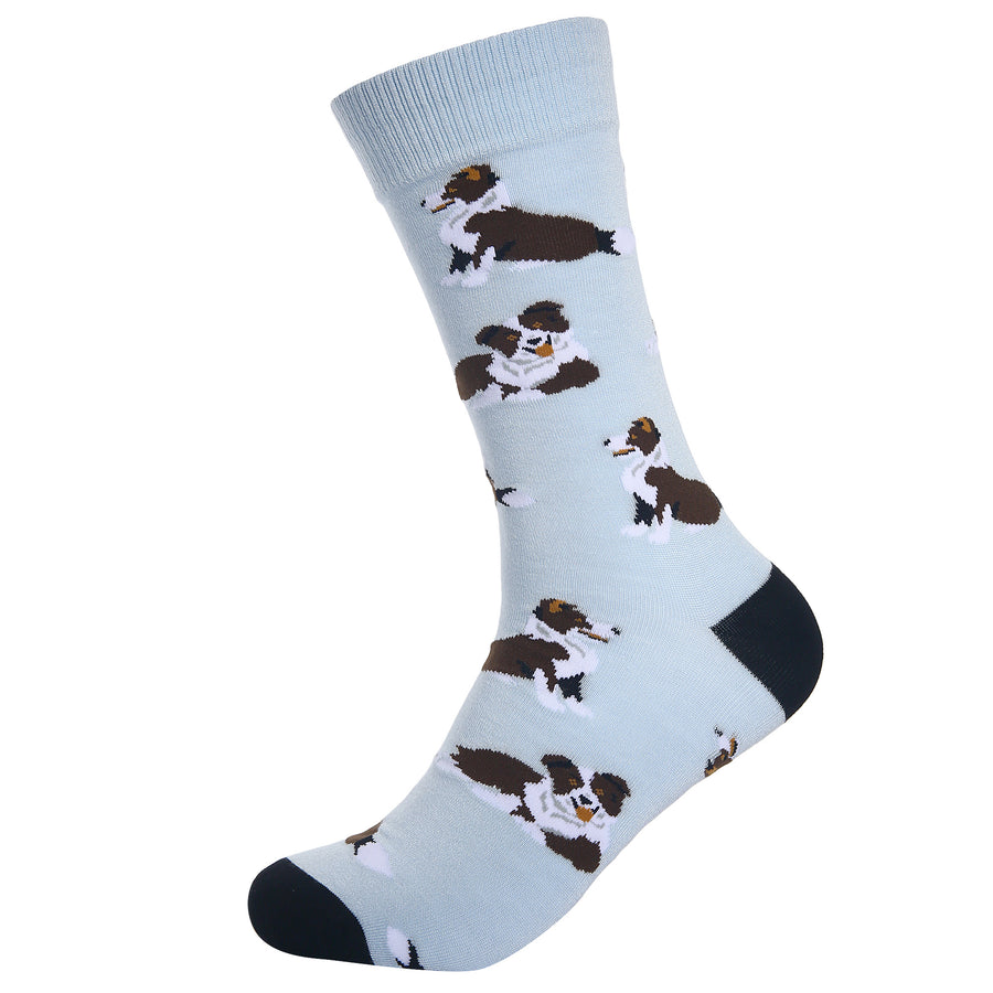 Border Collie Socks by Dapper Roo