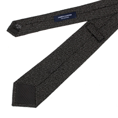 Black Boucle Tie