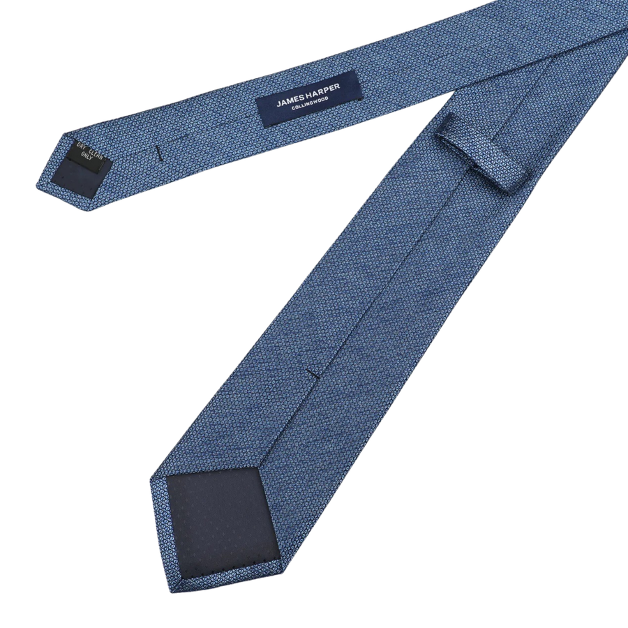 Blue Silk Texture Tie