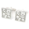 Cheerful Skulls in a Square Cufflinks