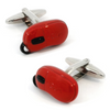 Computer Mouse Red Cufflinks