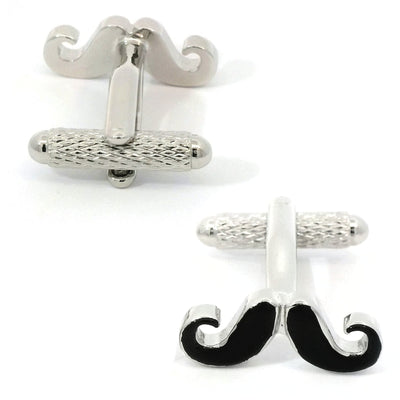 Evil Villain Moustache Cufflinks