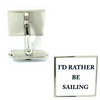 I'd rather be Sailing Cufflinks