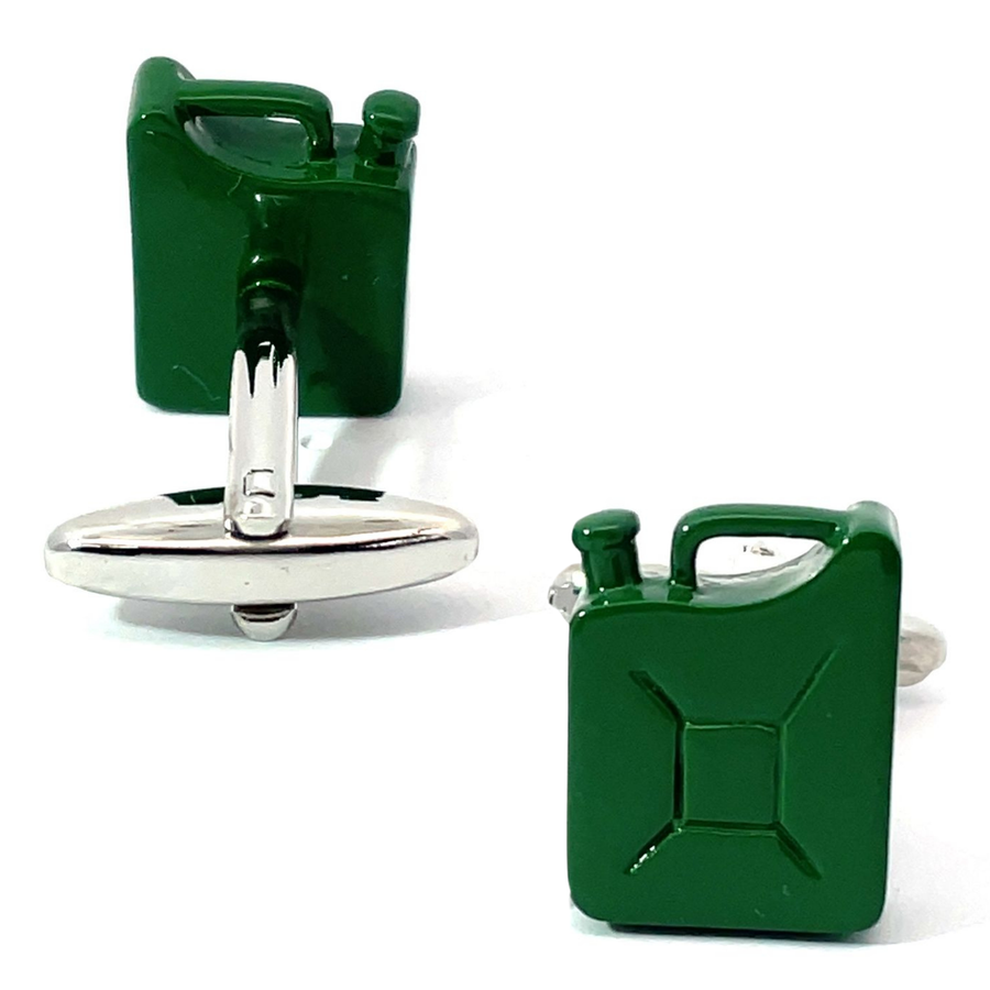 Jerry Can Military Green Cufflinks