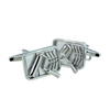 Painters Roller Tray Silver Cufflinks