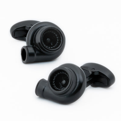 Black Turbo Cufflinks