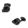 Black Turbo Cufflinks