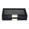 12 Slots Black Wooden Watch Box