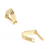 Wrap Around Rose Gold Groove Cufflinks