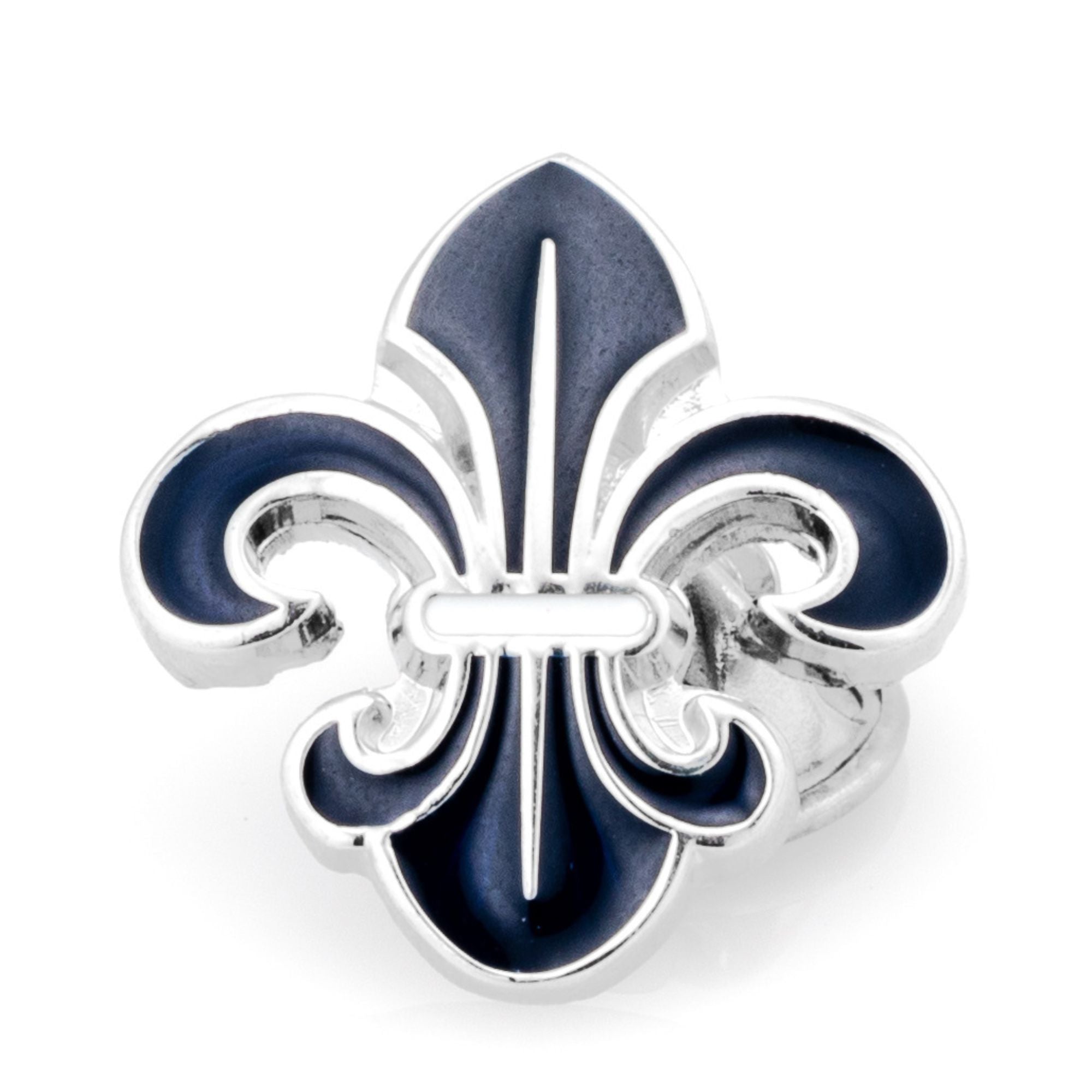 Fleur De Lis Lapel Pin in Blue - Clinks Australia