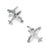 Silver Fighter Jet Plane Cufflinks