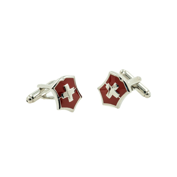 Swiss Shield Cufflinks - Clinks Australia