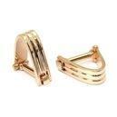 Wrap Around Rose Gold Groove Cufflinks